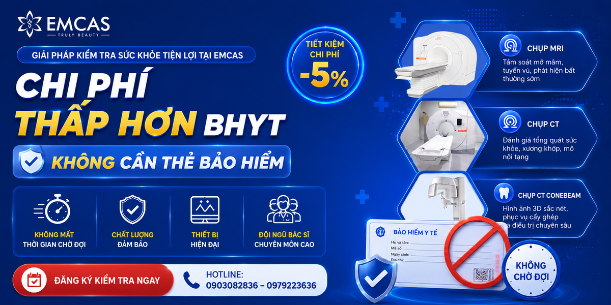 Tối ưu chi phí thấp hơn BHYT – Không cần thẻ bảo hiểm, không cần chờ đợi