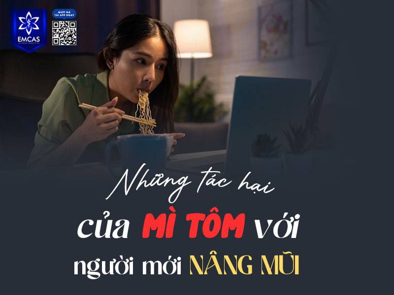 Mì tôm là loại thực phẩm chứa nhiều chất bảo quản, dầu mỡ và muối natri, có thể ảnh hưởng không tốt đến quá trình hồi phục sau phẫu thuật.