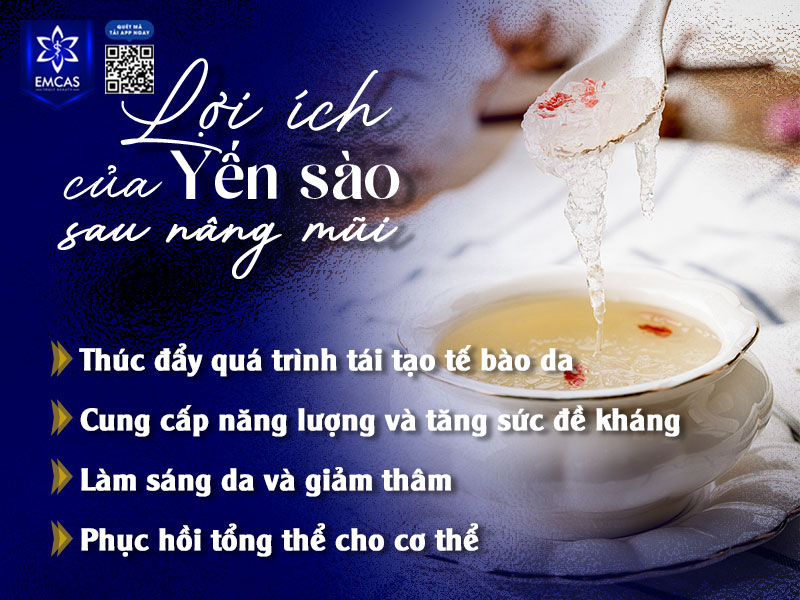 Yến sào với hàm lượng protein cao cùng nhiều loại axit amin và khoáng chất là thực phẩm bổ dưỡng, hỗ trợ tái tạo tế bào, thúc đẩy liền thương và giảm sưng viêm hiệu quả.