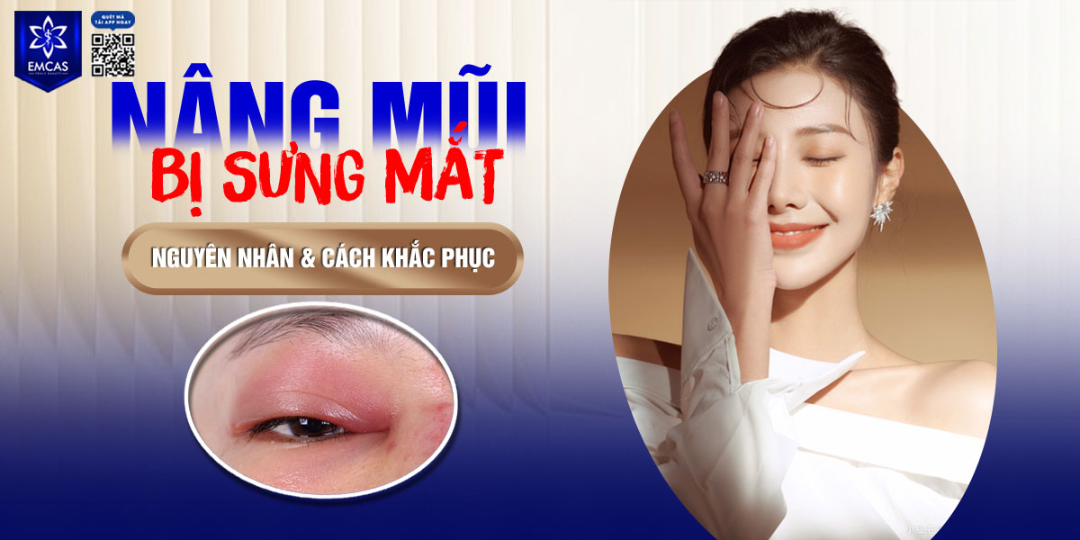 NÂNG MŨI BỊ SƯNG MẮT: NGUYÊN NHÂN VÀ CÁCH KHẮC PHỤC