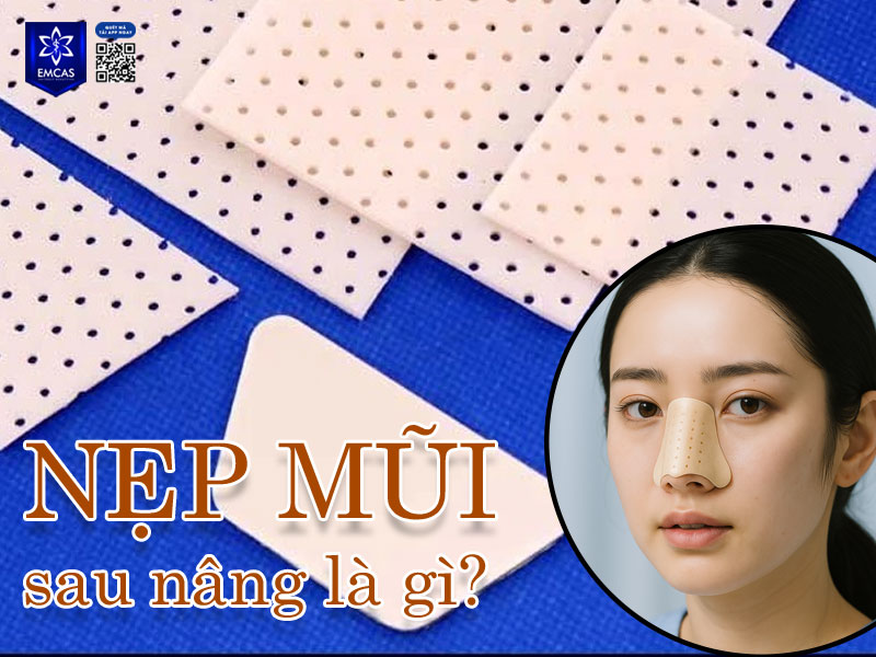 Sau phẫu thuật nâng mũi, bác sĩ thường sử dụng một loại dụng cụ định hình gọi là “nẹp mũi” để cố định cấu trúc mũi mới.