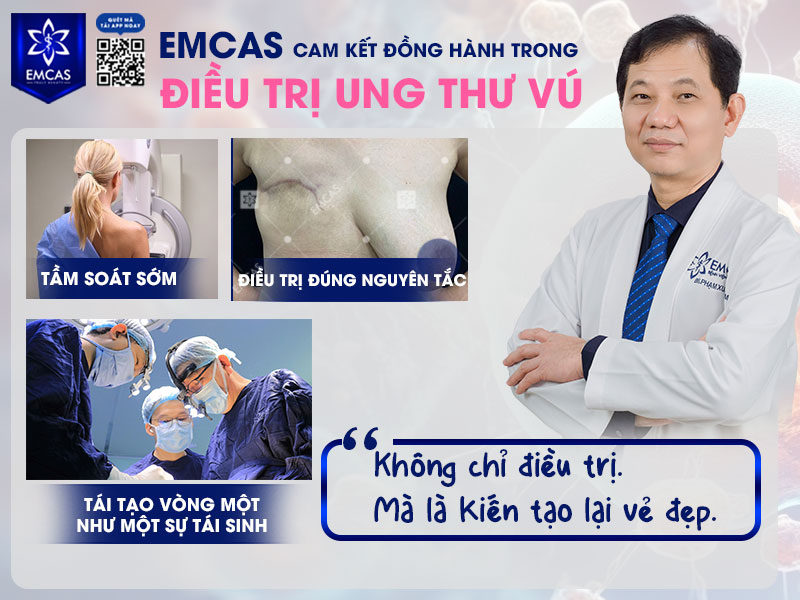 Cam kết của EMCAS trong điều trị ung thư vú
