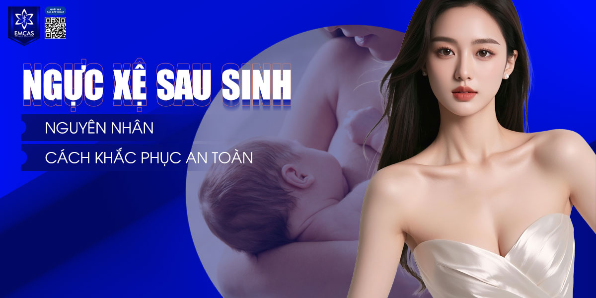Ngực xệ sau sinh: Nguyên nhân & cách khắc phục an toàn