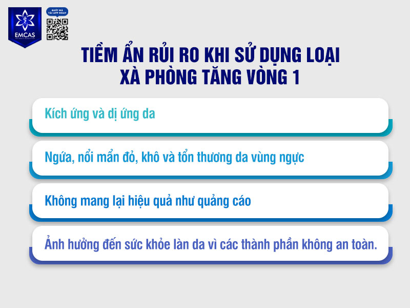 Mặc dù được quảng cáo với nhiều công dụng hấp dẫn, việc sử dụng xà phòng tăng vòng 1 vẫn có thể tiềm ẩn một số rủi ro nếu người dùng không tìm hiểu kỹ về thành phần và nguồn gốc.